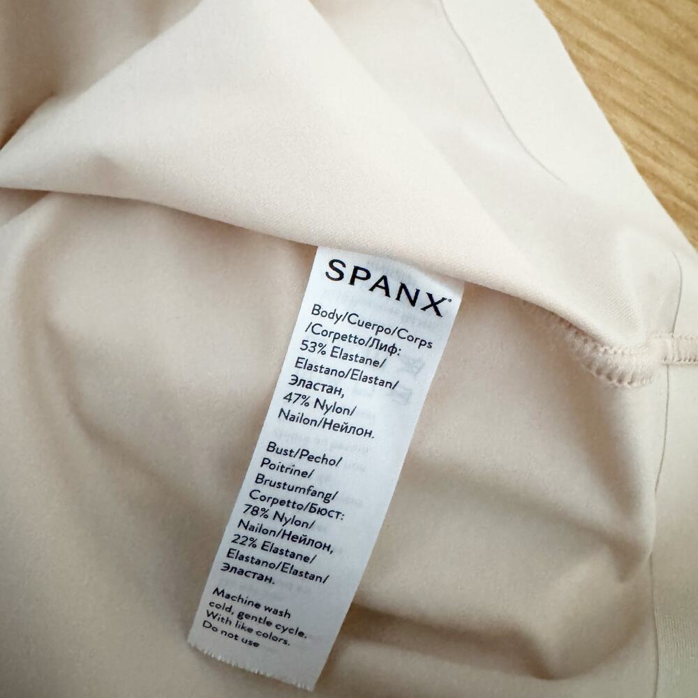 SPANX Shapewear Camisole Tank Top Nude Large L - Picture 9 of 10